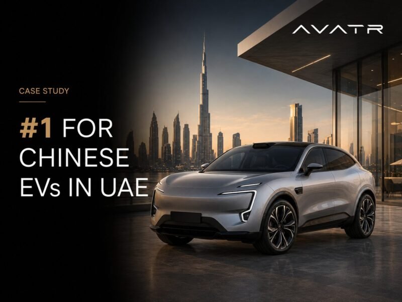 AVATR UAE: #1 Ranking for Chinese EVs in the UAE