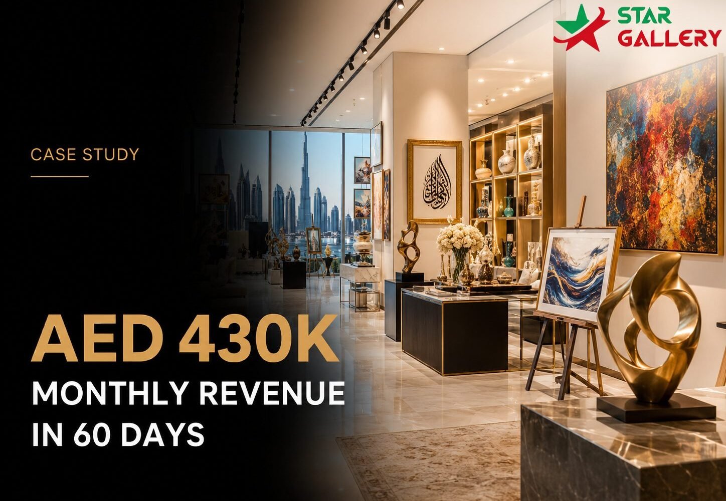 Star Gallery: AED 50K to AED 430K Monthly Revenue